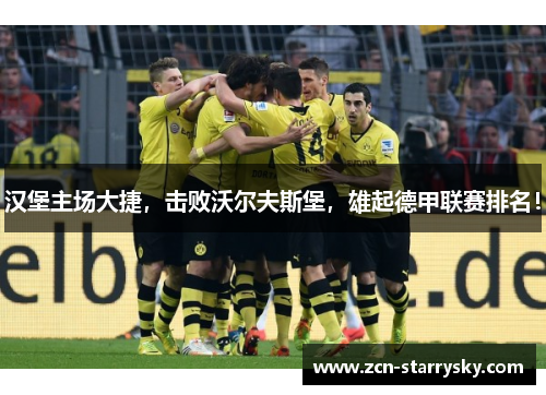 汉堡主场大捷，击败沃尔夫斯堡，雄起德甲联赛排名！